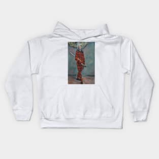 Harlequin by Paul Cezanne Kids Hoodie